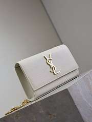 YSL | KATE SMALL IN GRAIN DE POUDRE EMBOSSED LEATHER - 3