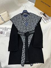 LOUIS VUITTON | Reversible mid-length hooded floral coat 01 - 1