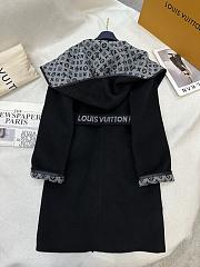 LOUIS VUITTON | Reversible mid-length hooded floral coat 01 - 6