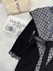 LOUIS VUITTON | Reversible mid-length hooded floral coat 01 - 5