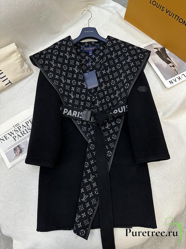 LOUIS VUITTON | Reversible mid-length hooded floral coat 02 - 1