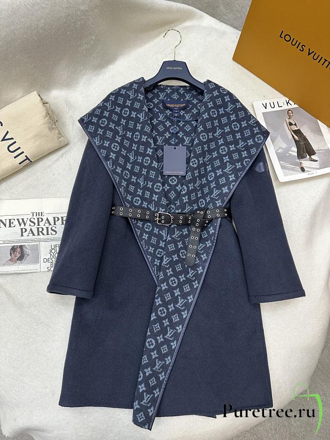 LOUIS VUITTON | Reversible mid-length hooded floral coat 04 - 1