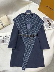 LOUIS VUITTON | Reversible mid-length hooded floral coat 04 - 1