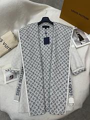 LOUIS VUITTON | Reversible mid-length hooded floral coat 05 - 2