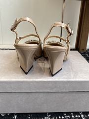 Jimmy Choo Belinda Sling Back 70 Deep Merlot Patent Leather Slingbacks 03 - 6