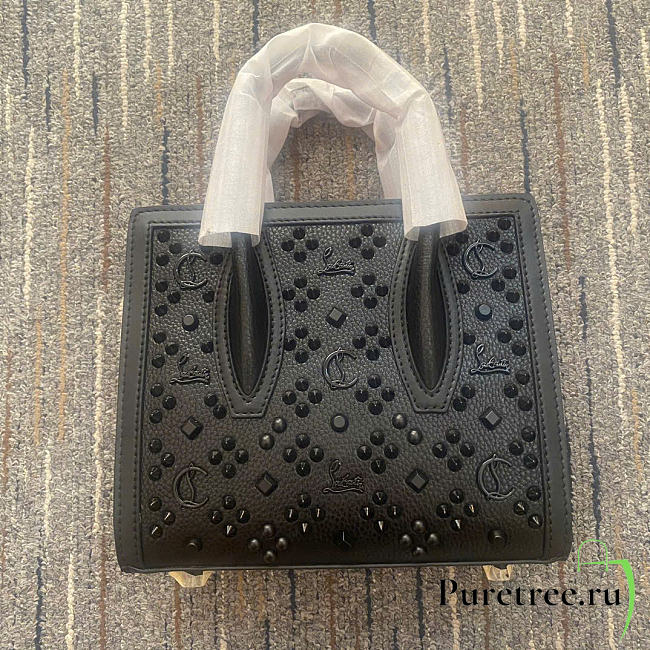 Christian Louboutin Paloma leather crossbody bag in black - 1