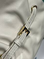 PRADA | Dada Small Nappa Leather Bag In White - 3