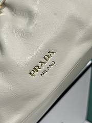 PRADA | Dada Small Nappa Leather Bag In White - 4