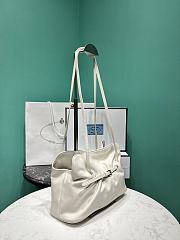 PRADA | Dada Small Nappa Leather Bag In White - 2