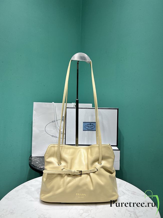PRADA | Dada Small Nappa Leather Bag In Yellow - 1