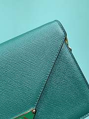 PRADA | Saffiano leather shoulder bag in green - 5