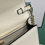 PRADA | Saffiano leather shoulder bag in white - 4
