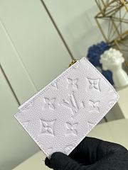 LOUIS VUITTON | Romy Monogram Empreinte Card Holder Purple - 2
