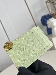 LOUIS VUITTON | Romy Monogram Empreinte Card Holder Green - 4