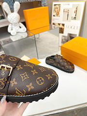LOUIS VUITTON | LV Cosy Flat Comfort Clog Cacao Brown  - 3