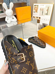 LOUIS VUITTON | LV Cosy Flat Comfort Clog Cacao Brown  - 2