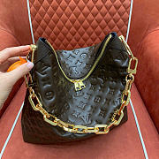 LOUIS VUITTON | Coussin Hobo MM Calf leather Dark Khaki - 5