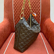 LOUIS VUITTON | Coussin Hobo MM Calf leather Dark Khaki - 2