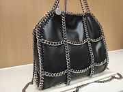 Stella McCartney Falabella Chain Cage tote bag in black - 6