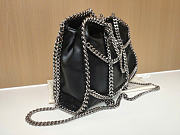 Stella McCartney Falabella Chain Cage tote bag in black - 3