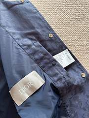 DIOR | Men's Monogram Lapel Jacket Dark Blue - 6