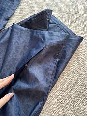 DIOR | Men's Monogram Lapel Jacket Dark Blue - 5