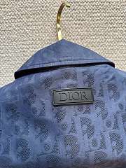 DIOR | Men's Monogram Lapel Jacket Dark Blue - 4