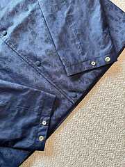 DIOR | Men's Monogram Lapel Jacket Dark Blue - 2