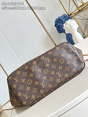 LOUIS VUITTON | Neverfull MM Monogram coated canvas Beige  - 6