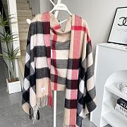 BURBERRY | Winter Plaid Cashmere Scarf With Tassel 01 - 2