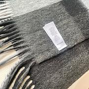 BURBERRY | Winter Plaid Cashmere Scarf With Tassel 02 - 2