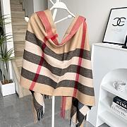 BURBERRY | Winter Plaid Cashmere Scarf With Tassel 04 - 4