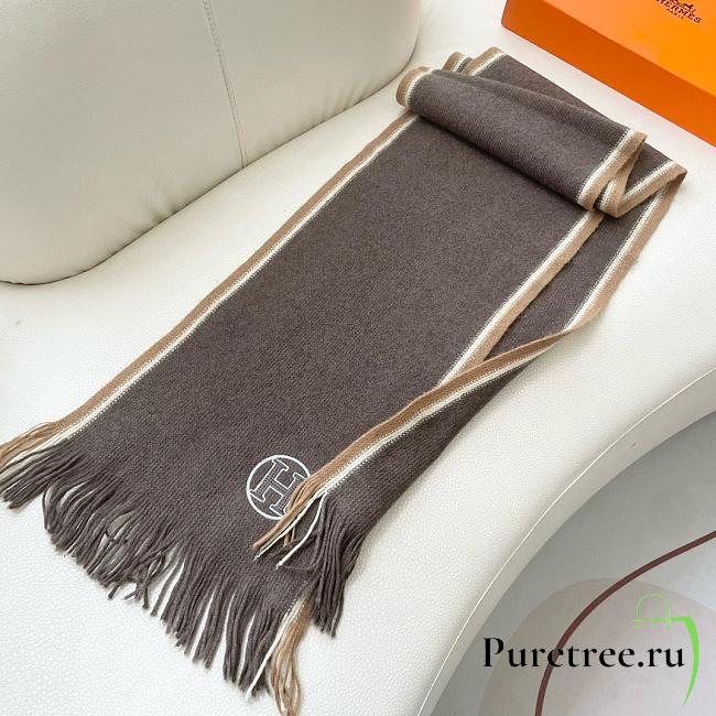 HERMES | cashmere scarf 03 - 1