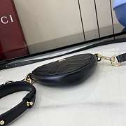 GUCCI | GG Marmont mini bag in Black leather - 5
