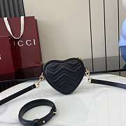 GUCCI | GG Marmont mini bag in Black leather - 4