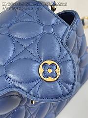 LOUIS VUITTON | Mini Capucines Taurillon Dark Blue Clover Chain - 3