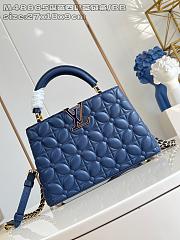 LOUIS VUITTON | Capucines BB dark blue four-leaf clover chain - 1
