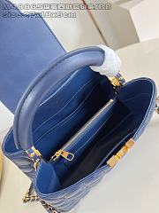 LOUIS VUITTON | Capucines BB dark blue four-leaf clover chain - 6
