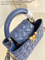 LOUIS VUITTON | Capucines BB dark blue four-leaf clover chain - 4