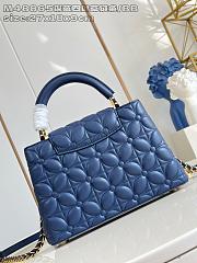 LOUIS VUITTON | Capucines BB dark blue four-leaf clover chain - 3