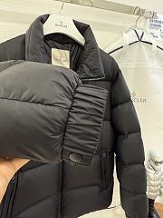 MONCLER | CITALA Short Down Jacket with Nylon Lining and Stand-Collar Quilted In Black - 4