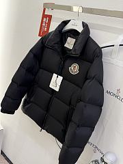MONCLER | CITALA Short Down Jacket with Nylon Lining and Stand-Collar Quilted In Black - 3