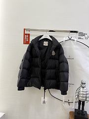MONCLER | CITALA Short Down Jacket with Nylon Lining and Stand-Collar Quilted In Black - 2
