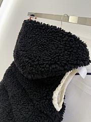 MONCLER | Classic Teddy Hooded Casual Down Vest In Black - 5