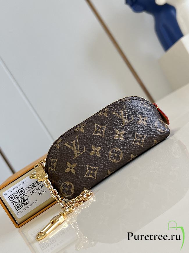 LOUIS VUTTON | Cosmetic Lipstick Pouch Brown Monogram canvas - 1