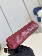 LOUIS VUTTON | Cosmetic Lipstick Pouch In Dark Red - 5