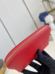 LOUIS VUITTON | Cosmetic Pouch PM Rouge Louis - 4