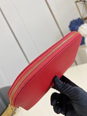 LOUIS VUITTON | Cosmetic Pouch MM Rouge Louis - 2
