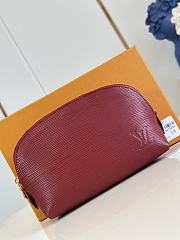 LOUIS VUITTON | Cosmetic Pouch PM Dark Red - 1