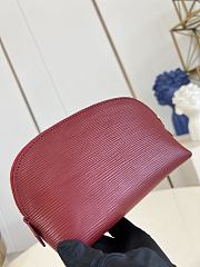 LOUIS VUITTON | Cosmetic Pouch PM Dark Red - 6